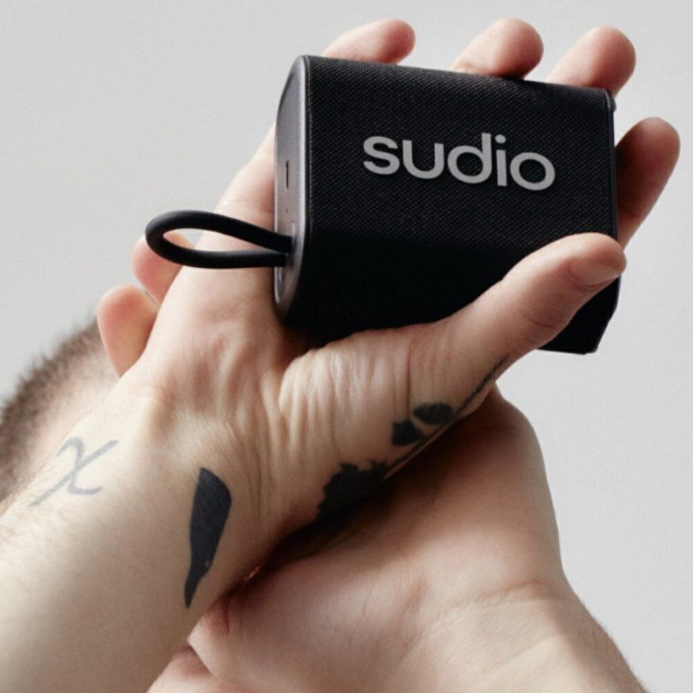NIB Sudio S3 On-The-Go Wireless Bluetooth Portable Speaker Black